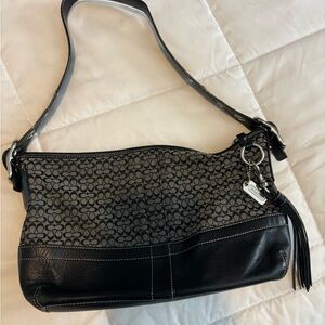 Coach Black and Gray Women's Bag